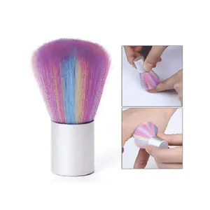 Nagel bürsten reinigung Staub pulver reiniger für Acryl-UV-Gel-Tauch pulver entfernen Bürsten Nägel Art Manic ure Care Dusting Tool 3