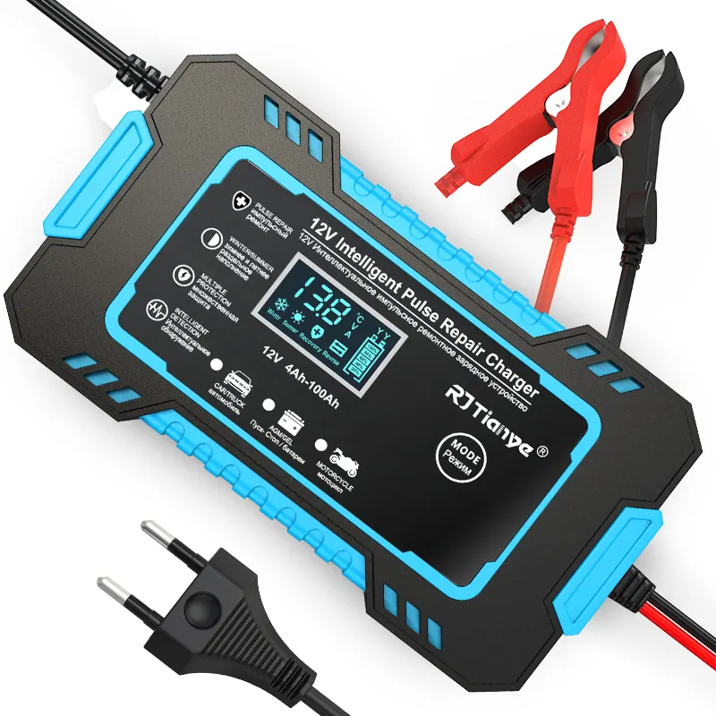 Super Quality 12v RJ-C120501A Blue 72W Smart Car Not Lithium Battery Charger