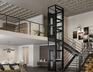 Ce chứng nhận 5 tầng thủy lực biệt thự thang máy với thép không gỉ và Panorama kính trang trí - Product Image 3