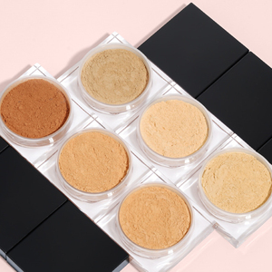 Cosméticos impermeables mate sedoso OEM maquillaje de larga duración Etiqueta Privada polvo fijador suelto Rosa vegano - Product Image 4