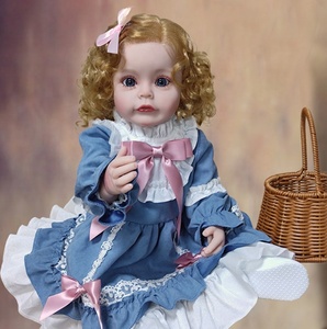 Brown Hair Blue Eyed Baby Doll - Lifelike Reborn Toy