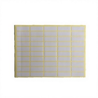 Etiquetas de Papel Rectangulares Autoadhesivas Escribibles Mnj, 120 mm x 80 mm, Hoja de Etiquetas en Cuadrícula, Etiquetado de Embalaje, Impresión Digital, 12 Unidades