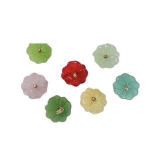 Flower Shape Glass <b>Buttons</b> For Cheongsam Tang <b>Suit</b> Hanfu DIY Jewelry Accessories Lead Free Spring 2024 Yiwu Origin - Product Image 5