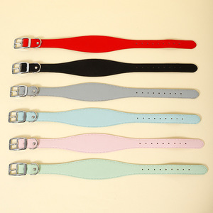 Venta al por mayor de viaje de lujo al aire libre ampliar <span class=keywords><strong>Collar</strong></span> de mascota ajustable de cuero PU <span class=keywords><strong>Collar</strong></span> de perro para perros pequeños y grandes Galgo - Product Image 2