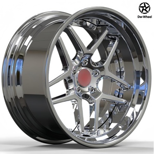 Jantes forgées DW 1-2 pièces 16-24 pouces, design Deep Dish chromé à cinq branches pour Blitz 03, compatibles 350Z, G35, Supra, RX7, NISSAN SILVIA S15 - Product Image 2