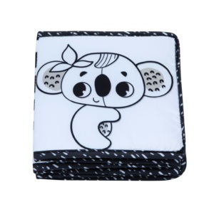 Libro de Amor Pequeño en Blanco y Negro, Juguetes Educativos para Niños con Texturas de Satén y Arrugadas para Niños de 0 a 6 Años - Product Image 3