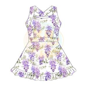 Kids Girls Fitness Yoga Summer Dress Baby Girls Yoga Dress Children Clothes Sport Model Sports Dress - Product Image 1
