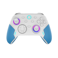 Controlador Gamepad Inalámbrico 2.4G BT con Cable Honcam, con 2 Botones C, Botones Traseros, Empuñadura de Goma y Joystick Hall para NS2 PC Móvil