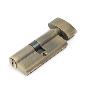 Ottone europeo da 70mm a pomello singolo aperto serratura a cilindro su blocco ABS corpo mortasa serratura per uso appartamento - Product Image 6