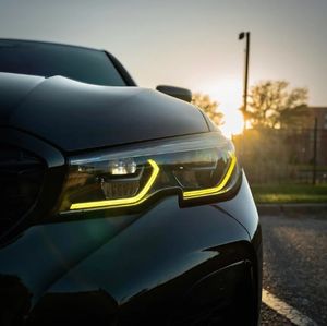 Pièces automobiles SJC, DRL de style CSL modifiées pour BMW G20 <span class=keywords><strong>Série</strong></span> 3 M3 CSL, module de phare DRL jaune amélioré (2019 - <span class=keywords><strong>2022</strong></span> LASER) - Product Image 4