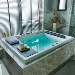 6289 Spa Maison Yacossi Baignoire Balnéo Intégrée Bain Tourbillon Jacuzzi Piscine 2 Personnes - Product Image 1