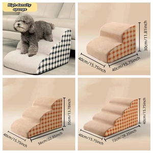 Luxury <b>Dog</b> <b>Beds</b> Wholesale High Density Foam Pet Stairs Removable Pets Ladder <b>Dog</b> Ramp <b>for</b> High <b>Bed</b> <b>Sofa</b> and Small <b>Dogs</b> - Product Image 3