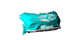 Divisor de Labios Delantero de Fibra de Carbono GLC43 <span class=keywords><strong>AMG</strong></span> para <span class=keywords><strong>Mercedes</strong></span> Benz GLC250 300 <span class=keywords><strong>350</strong></span> Sport Utility 2015 - 2019 - Product Image 3