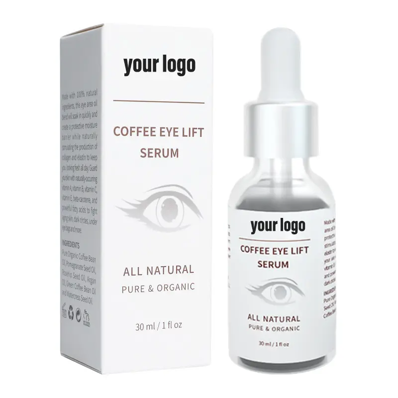 Private Label Biologische Cafeïne Originele Oplossing 5% Ooginstant Antirimpelserum