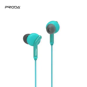 PRODA/AZEADA Fanyue In-kulak 3.5mm cep kablolu kulaklık kablolu mikrofonlu kulaklık Samsung iPhone için kulaklık