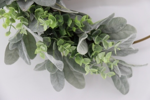 Bagues <span class=keywords><strong>d</strong></span>écoratives en feuilles <span class=keywords><strong>d</strong></span>'eucalyptus, <span class=keywords><strong>pour</strong></span> fête, <span class=keywords><strong>porte</strong></span> <span class=keywords><strong>d</strong></span>'<span class=keywords><strong>entrée</strong></span>, <span class=keywords><strong>pour</strong></span> fenêtre de Ramadan, <span class=keywords><strong>pour</strong></span> <span class=keywords><strong>d</strong></span>écoration intérieure - Product Image 3