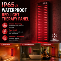 Panneau de luminothérapie rouge corps entier, sauna infrarouge haute puissance, étanche IP65, pour soulagement profond des douleurs et récupération musculaire