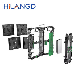 Tablero de pantalla LED P3.91 ligero 500*1000mm solución de alquiler de pared de video de aluminio fundido a presión interior y exterior - Product Image 5