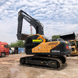 Excavadora Hyundai 220LC-9S Usada, Fabricada en Corea, 22 Toneladas, HX220HD, Cummins, Cucharón de 1.3m, Excavadora Grande, Envío Gratuito - Product Image 1