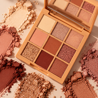 Palette de fards à paupières 9 couleurs 2026 CosmeHigh, finition mate, scintillante et pailletée, multi-finitions, légère, maquillage, marque privée OEM ODM