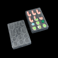 Boîte cadeau personnalisée écologique avec insert thermoformé à motif clair, impression de surface personnalisée, pour décorations de fêtes, artisanat fait main, vente au détail en centre commercial et épicerie