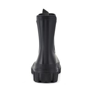 FSZ-34 Nouvelles bottes de pluie imperméables en PVC pour femmes, antidérapantes, noires, pour toutes les saisons, travail en cuisine - Product Image 3
