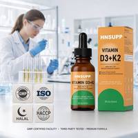 Gouttes liquides de vitamine D3 + K2, complément oral D3 K2 pour adultes pour améliorer le système immunitaire, non destiné aux nouveau-nés ou aux femmes enceintes