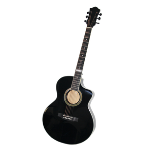 Guitarra Acústica de Madera de 40 Pulgadas, Diseño Nuevo de Fábrica, Color Negro Personalizado, Tecnología de Vanguardia - Product Image 1