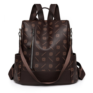 Phụ Nữ Của 2025 Hợp Thời Trang Hàn Quốc Phong Cách PU Ba Lô Công Suất Lớn Giản Dị Túi Du Lịch Với Dây Kéo Đa Năng Cho Các Trường Học Và Xu Hướng Mới - Product Image 6