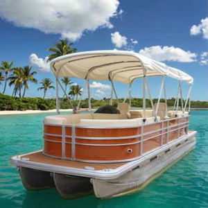 <strong>2025</strong> Kinocean <strong>Custom</strong> 24ft Leisure Pontoon Yacht From China Premium Colors &amp; Logo Options Available - Product Image 2