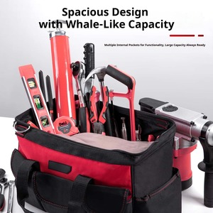 Tùy chỉnh multipocket Oxford công cụ Pouch túi, xách tay mở-<span class=keywords><strong>top</strong></span> Ba lô hai lớp công cụ túi với ODM/OEM hỗ trợ - Product Image 3