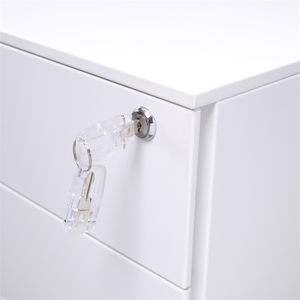 Cheap Price File Cabinet 3 Drawer Mobile Pedestal Arc-shaped Movable Cabinet Office Metal Mobile Cabinet Under <b>Desk</b> - Product Image 4