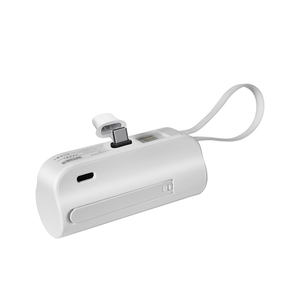 Portable 2-in-1 Outdoor <strong>Pocket</strong> Battery Charger External Powerbank for iPhone 16 Pro Max for Samsung S23 <strong>Plus</strong> 5000mAh <strong>Power</strong> Bank - Product Image 2