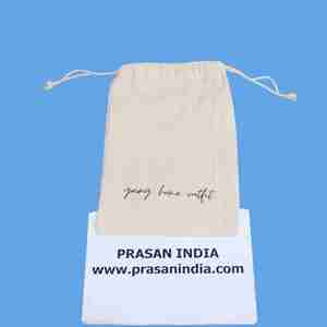 Sac à cordon - Réutilisable et portable - Coton - Cadeau promotionnel - Taille et logo personnalisables |   Nous aidons les marques à devenir ce qu'elles veulent être - Product Image 4