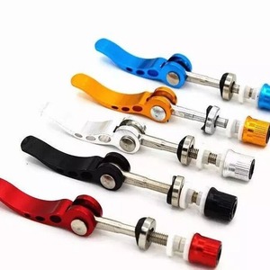 Levier à dégagement rapide pour tige de selle de vélo, en alliage d'aluminium, léger, universel, 6x60mm, options de couleurs disponibles - Product Image 1