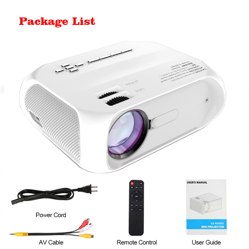 [Amazon Hot Mini HD 720P Projector]Factory ODM OEM Cheap Price High Brightness  LCD LED Portable Home Video Theater projector