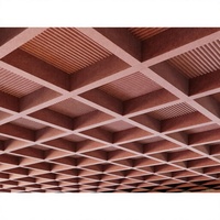 Panel de Techo Moderno Kusport, Rejilla Decorativa para Techo, Componente de Techo Suspendido para Oficina
