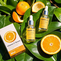 Suero Profesional Antienvejecimiento y Antiarrugas con Vitamina C, Niacinamida, Ácido Hialurónico y Vitamina E, 30 ml, para Blanquear la Piel del Rostro y Cuerpo
