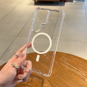 Funda Transparente Magnética a Prueba de Golpes para Teléfono, con Carga Inalámbrica, de Acrílico Transparente, para Samsung S26 Ultra S25 S24 S23 A57 A56, Venta al Por Mayor - Product Image 4