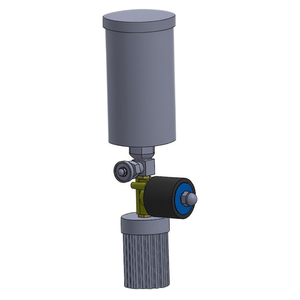 Solenoid Valve Drip Type Fuel Injector 25 <b>Round</b> <b>Brush</b> For High Temp Rebar Lubrication - Product Image 1