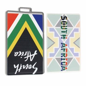 Housse de clé de voiture en TPU avec drapeau sud-africain Huanyue, personnalisation sur mesure, compatible avec Tesla, BYD et produits DIY. - Product Image 1