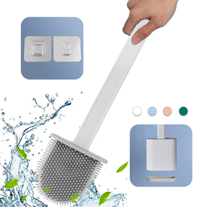 Sanga Design - Escobilla de Baño de Lujo, Económica y Moderna, de TPR y PP, Antiderrames, Ecológica, para Montar en la Pared, con Soporte de Limpieza, Súper Limpieza - Product Image 1