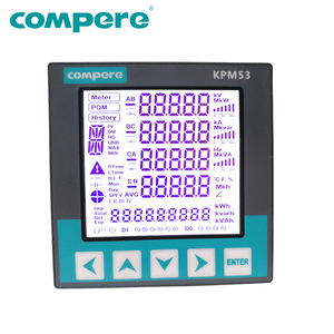 96*96mm multi función digital LCD panel eléctrico medidor de potencia con la demanda armónica 4 cuadrante de energía - Product Image 6