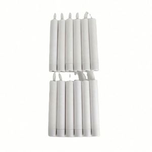 Velas Flotantes con Control Remoto, Decoración Navideña Portátil, Luz Cálida Blanca y Amarilla Parpadeante, LED sin Llama, con Pilas, 12 Unidades - Product Image 2