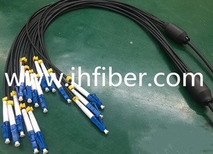 8 lõi Singlemode CPRI vá dây môi trường khắc nghiệt bọc thép Duplex LC sợi cáp quang - Product Image 5