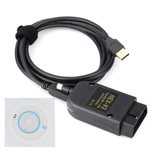 Strumento Diagnostico Dedicato per Veicoli Audi V253 HEX V2 VCDS per COM Cablato USB/RS-232 Nero - Product Image 1