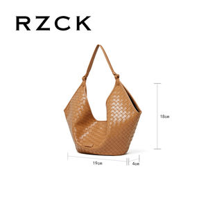 Sacs fantaisie pour femmes RZCK OEM tendance Sacs <span class=keywords><strong>de</strong></span> créateur français tissage Sac à main <span class=keywords><strong>de</strong></span> grande capacité Sacs fourre-tout à bandoulière en cuir tissé <span class=keywords><strong>de</strong></span> <span class=keywords><strong>luxe</strong></span> pour femmes - Product Image 2