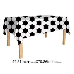 ชุดจานชามกระดาษลายกราฟฟิตีฟุตบอลสีสันสดใสสำหรับงานเลี้ยงธีมครอส-บอร์เดอร์ ปี 2026 พร้อมแก้วกระดาษแบบใช้แล้วทิ้ง - Product Image 5