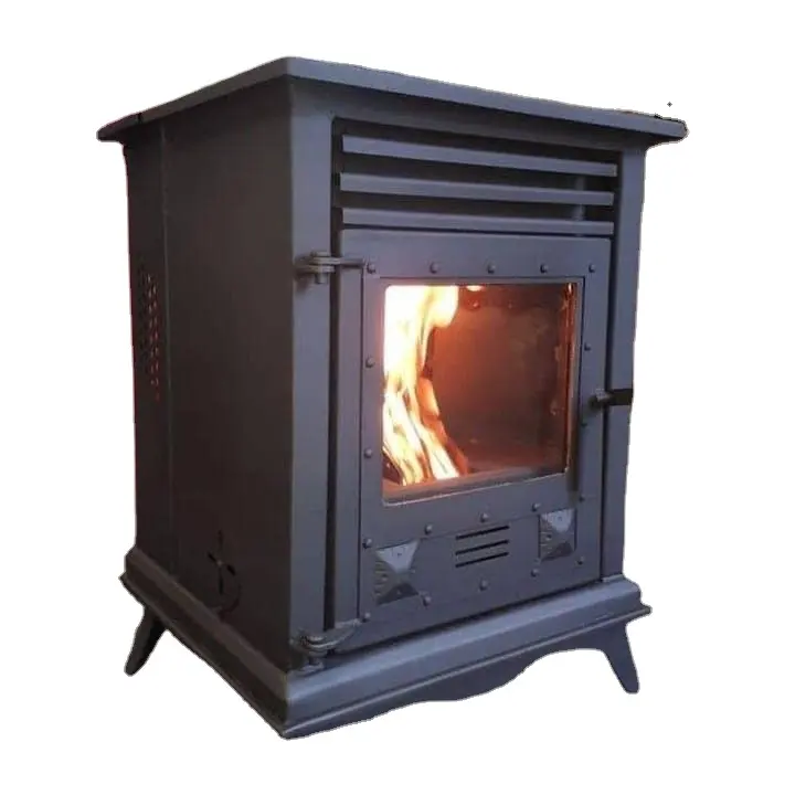 Fonte di calore a Pellet di legno stufa/moderno Design a legna con forno in ghisa disponibile per prezzi economici e convenienti