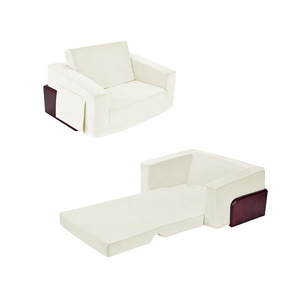 Canapé compressé en mousse pour enfants, avec accoudoirs, en tissu éponge haute élasticité, siège portable pour bébé 0-6 mois - Product Image 1